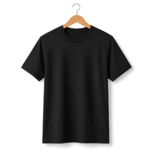 Playera Corte Regular Negra