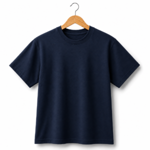 Playera Oversize Azul Marino